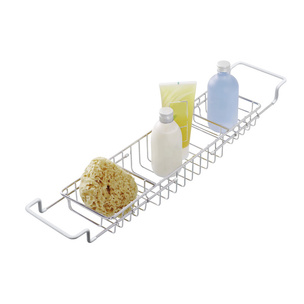 Οργανωτής μπάνιου τηλεσκοπικός ανοξείδωτο ατσάλι 57-92 εκ. 17472100 