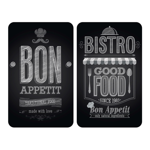 Glass covers universal Bon Appetit 2 pcs glass 30x52 cm 2521483100 