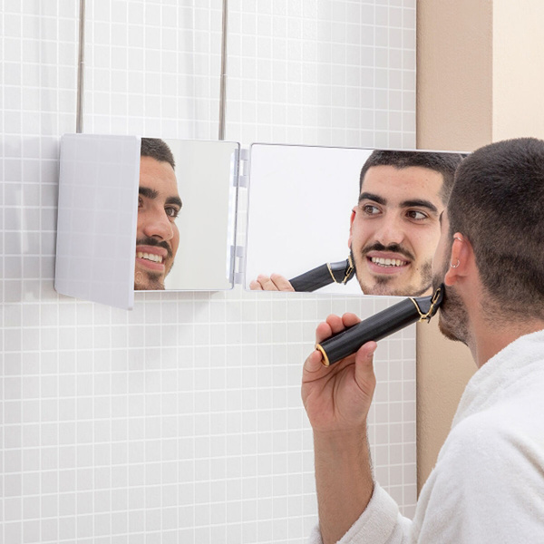Bathroom mirror with LED light and 360 vision Selfkut InnovaGoods 
