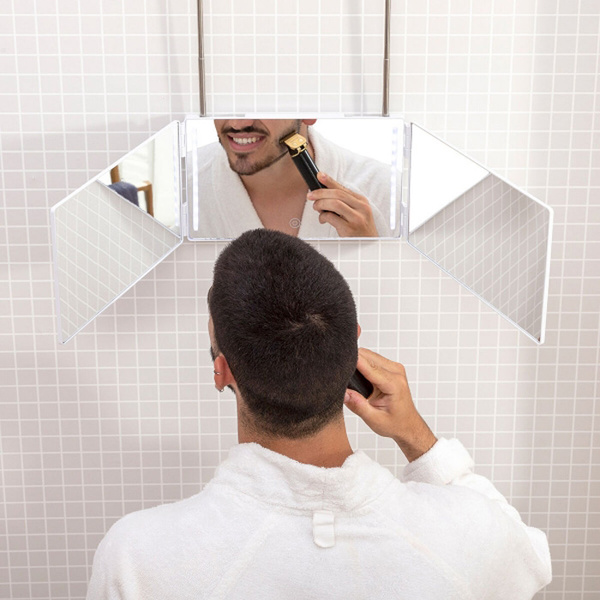 Bathroom mirror with LED light and 360 vision Selfkut InnovaGoods 