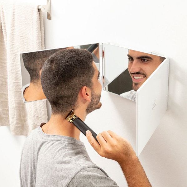 Bathroom mirror with LED light and 360 vision Selfkut InnovaGoods 