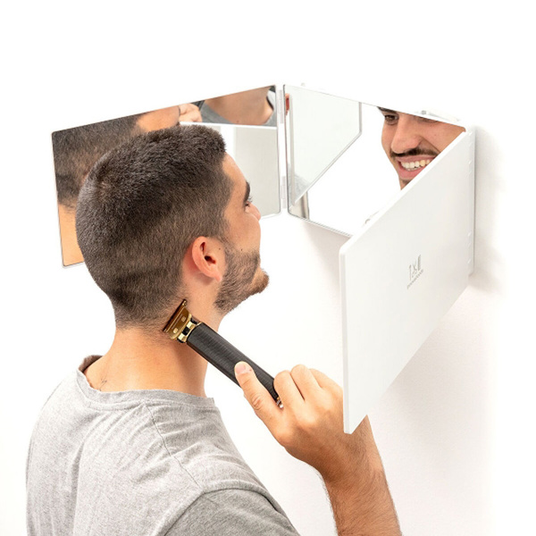 Bathroom mirror with LED light and 360 vision Selfkut InnovaGoods 
