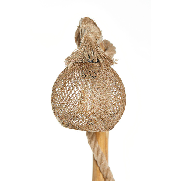 Φωτιστικό δαπέδου ξύλο Arboretum Φυσικό 24x140 εκ. E27 60W 390FLH1772 