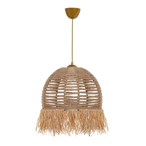 Κρεμαστό φωτιστικό μέταλλο TM218 Κρεμ 30x80 εκ. E27 60W 687HMY1285 