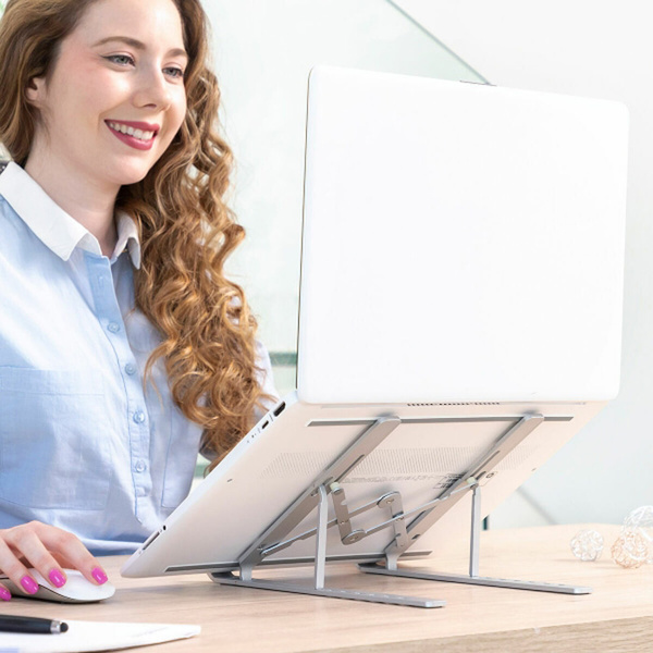 Αναδιπλούμενη & ρυθμιζόμενη βάση laptop / tablet Flastan InnovaGoods V0103767 