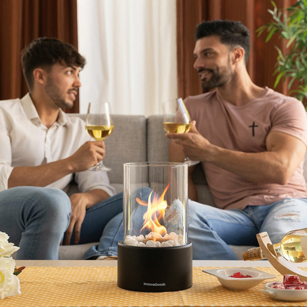 Decorative bioethanol tabletop fireplace Heatfir 16x26,5 cm InnovaGoods V0103774 