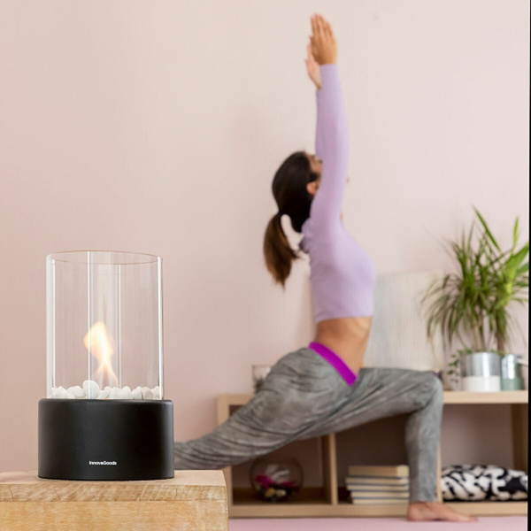 Decorative bioethanol tabletop fireplace Heatfir 16x26,5 cm InnovaGoods V0103774 