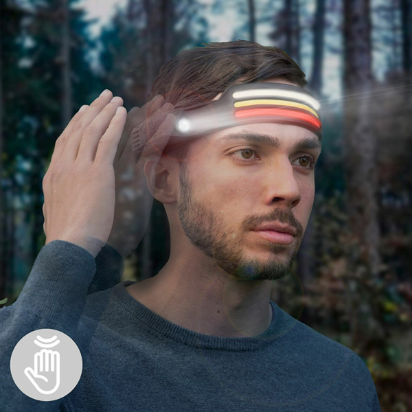 Rechargeable and adjustable LED head torch Recobright InnovaGoods V0103771 