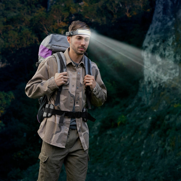 Rechargeable and adjustable LED head torch Recobright InnovaGoods V0103771 