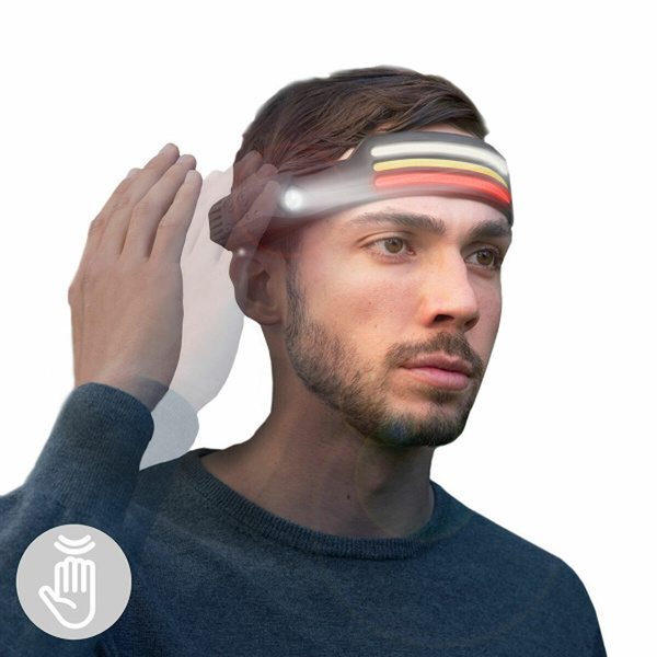 Rechargeable and adjustable LED head torch Recobright InnovaGoods V0103771 