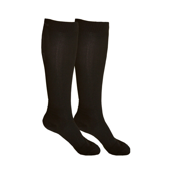 Relaxation compression socks for wider leg calf Venoform black 2 paris set 