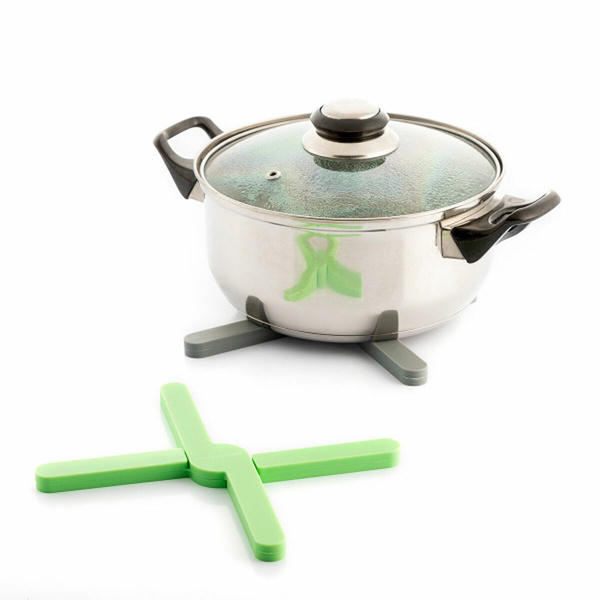 Πτυσσόμενη βάση σκευών σιλικόνη 20x0,5x20 εκ. Folvet InnovaGoods 2 τεμ. V0103768 