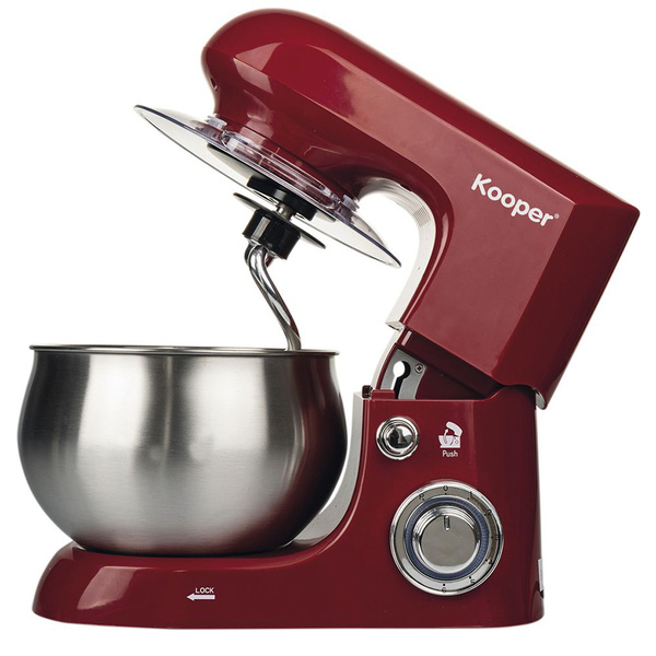 Κουζινομηχανή - Μίξερ 6 ταχυτήτων 5lt κόκκινο Kooper 1300W 5905681 