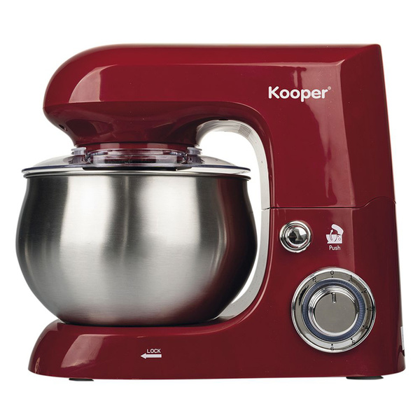 Κουζινομηχανή - Μίξερ 6 ταχυτήτων 5lt κόκκινο Kooper 1300W 5905681 
