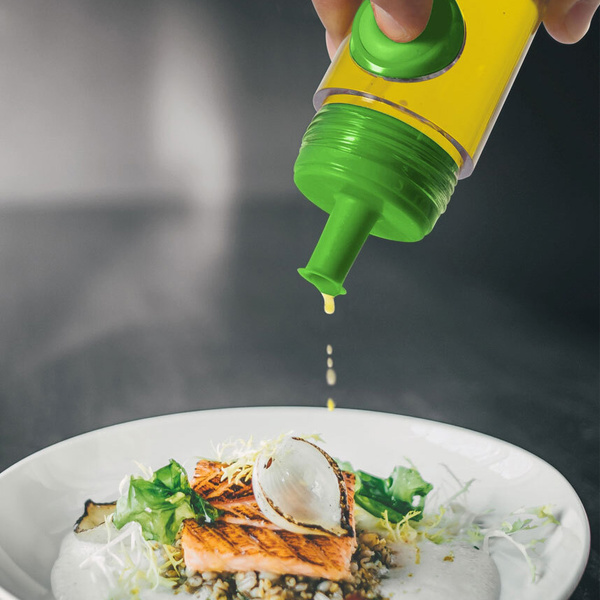 Oil dispenser drip / spray plastic + silicone Si Chef 80 ml 