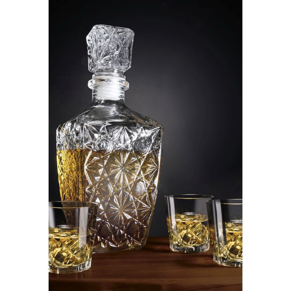 Liqueur decanter 800 ml and serving glass set 50 ml 6 pcs Galileo 