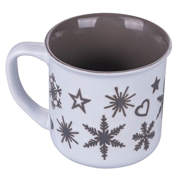 Σετ κούπες με χειμωνιάτικο μοτίβο κεραμικό 310 ml 9x9 εκ. Galileo 4 τεμ. 5910214 