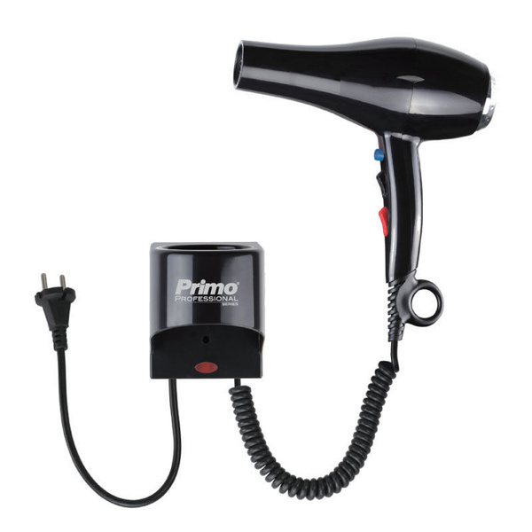 Hair dryer PRHD-50013 Primo hotel series 2000W AC with cold air Black 
