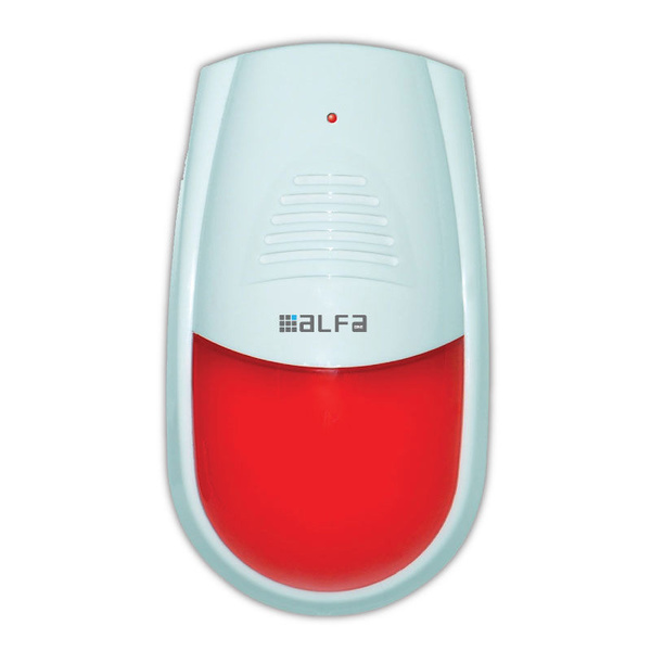 Ομοίωμα σειρήνας D8128S Alfaone με Flash light 115x196x68 mm Λευκό 