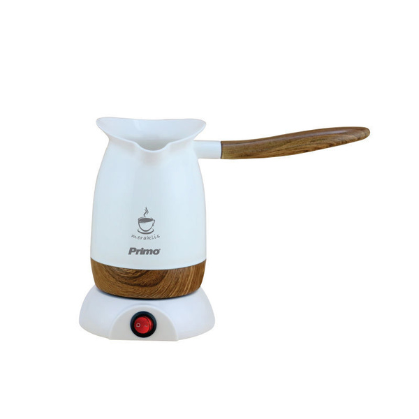 Electric coffee pot PRCP-40380 Primo 800W White/Wooden 