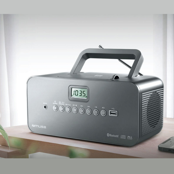 Radio Cd-Player M-30BT MUSE Battery-electric digital with USB 