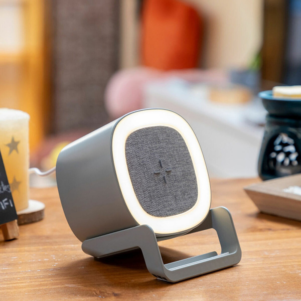 Wireless speaker-charger with LED Souwis InnovaGoods 