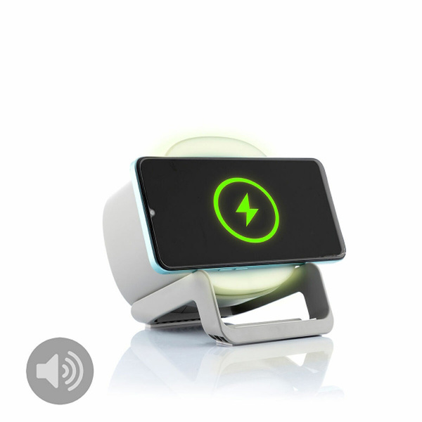 Wireless speaker-charger with LED Souwis InnovaGoods 