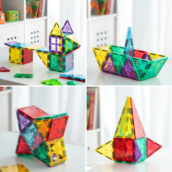 3D magnetic building blocks Magoks InnovaGoods 57 pcs 