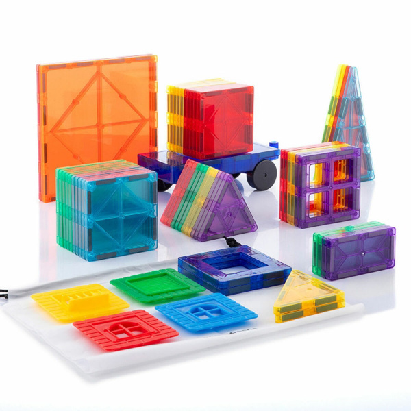 3D magnetic building blocks Magoks InnovaGoods 57 pcs 