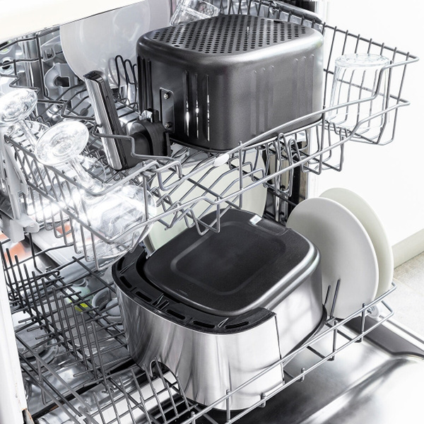 Φριτέζα αέρος με αποσπώμενο κάδο 5,5lt 1700W Μαύρη Fryinn Pro InnovaGoods 