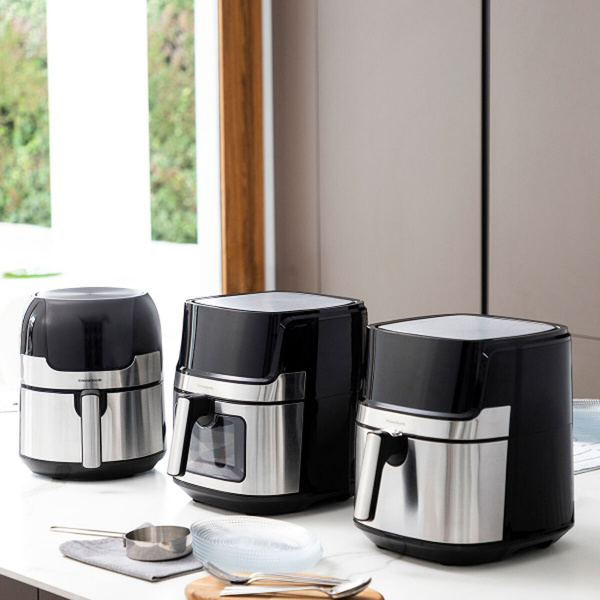 Φριτέζα αέρος με αποσπώμενο κάδο 5,5lt 1700W Μαύρη Fryinn Pro InnovaGoods 