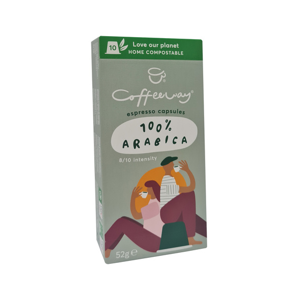 Espresso Coffeeway 100% Arabica 10 biodegradable capsules 