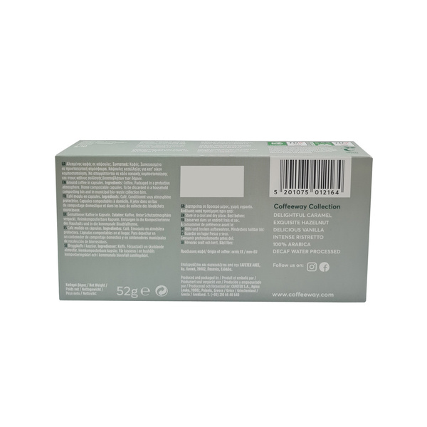 Espresso Coffeeway 100% Arabica 10 biodegradable capsules 