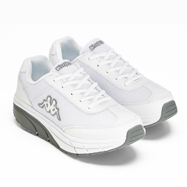 Sneakers Kappa λευκό στρογγυλεμένη σόλα 