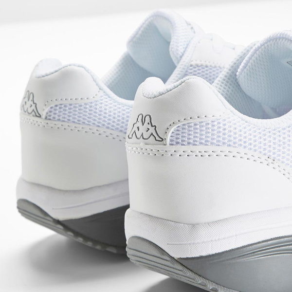 Sneakers Kappa λευκό στρογγυλεμένη σόλα 