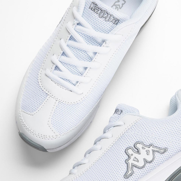 Sneakers Kappa λευκό στρογγυλεμένη σόλα 