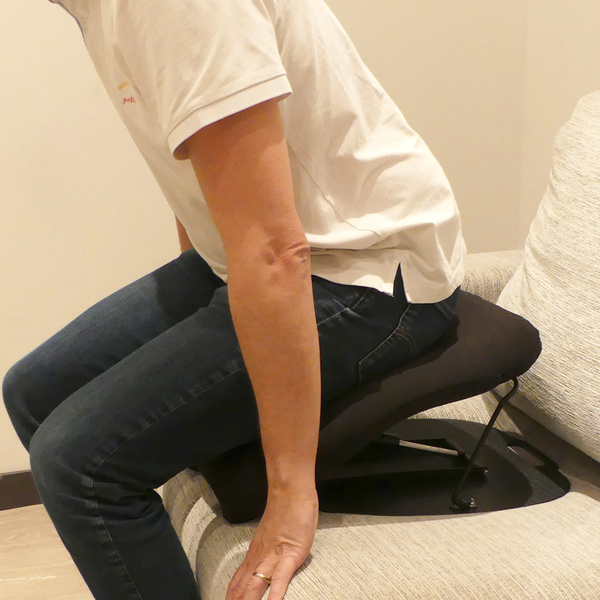 Lift seat assistant black 55x46 cm 