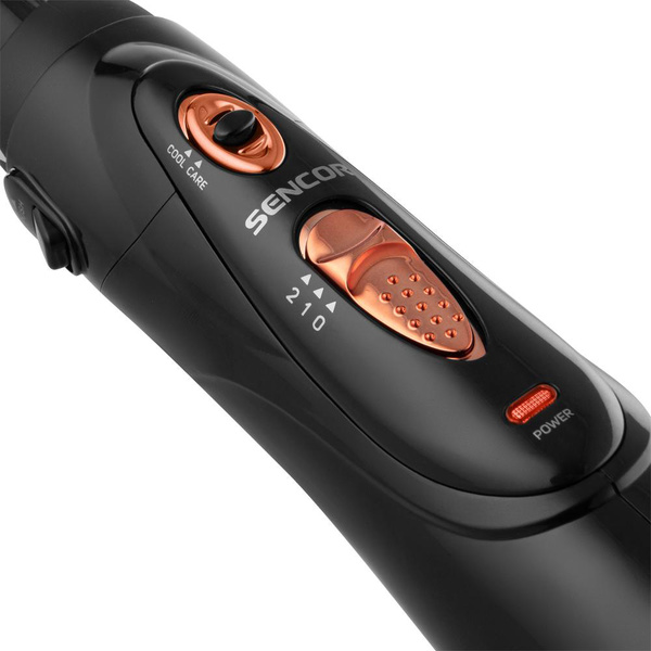 Hot air hair curler Sencor SHS 8401BK Black 1000W 