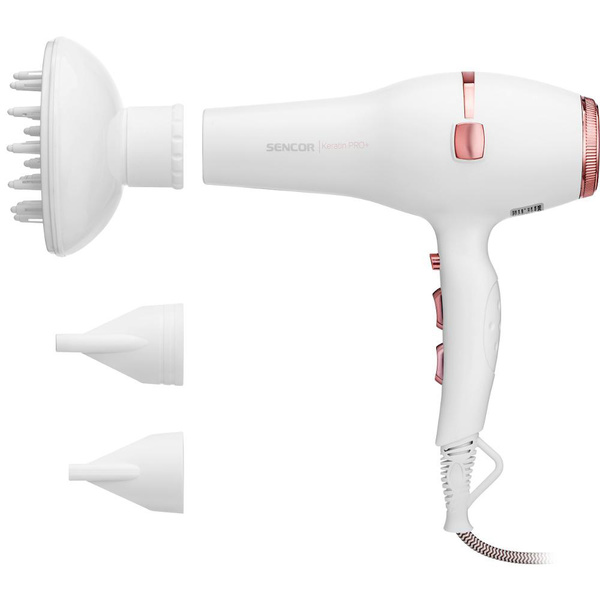 Επαγγελματικό πιστολάκι μαλλιών Sencor SHD 8200GD Λευκό 2400W 
