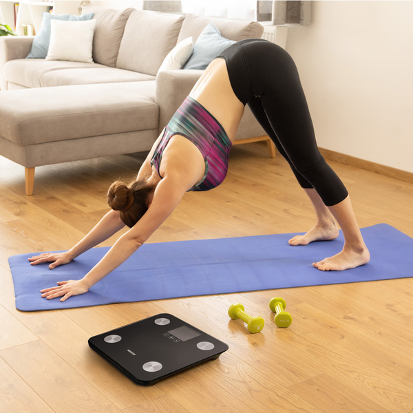 Ψηφιακή ζυγαριά με λιπομετρητή Sencor SBS 6026BK Μαύρο 