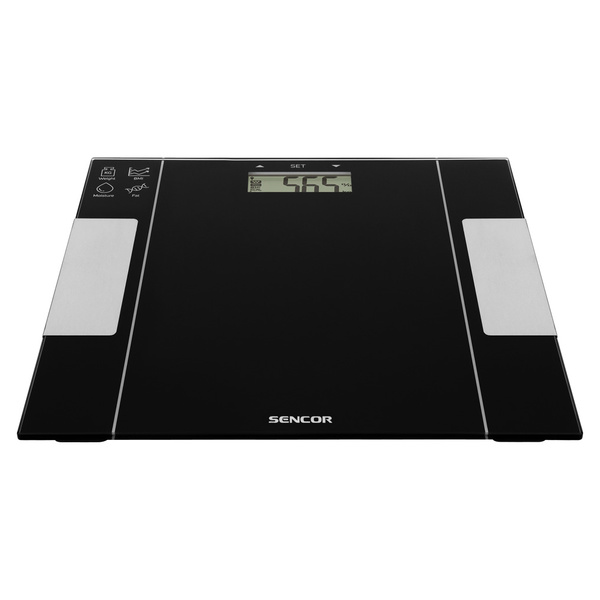 Ψηφιακή ζυγαριά με λιπομετρητή Sencor SBS 5050BK Μαύρο 