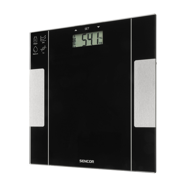 Ψηφιακή ζυγαριά με λιπομετρητή Sencor SBS 5050BK Μαύρο 