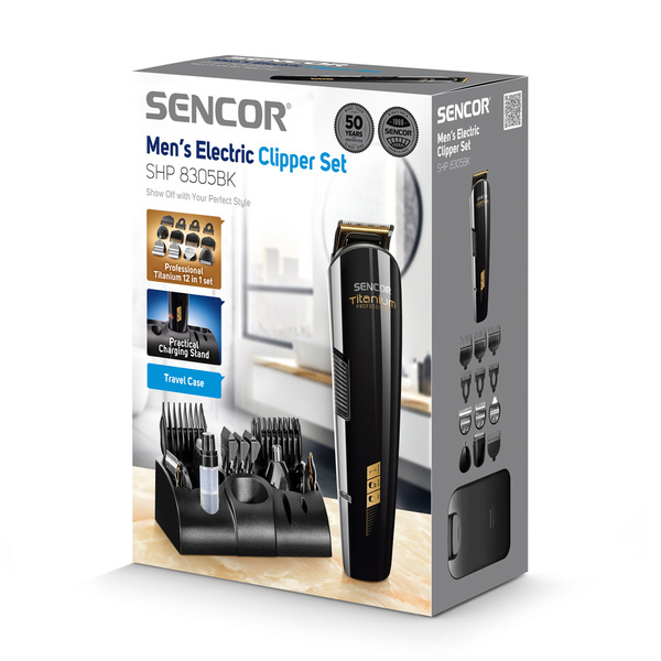 Hair clipper Sencor SHP 8305BK Black 
