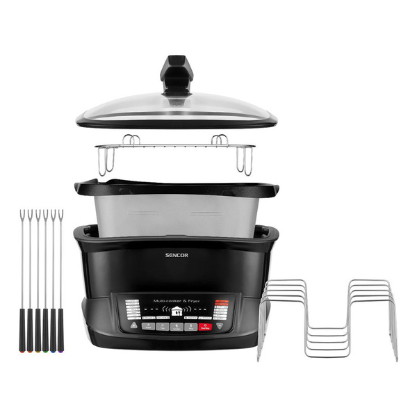 Πολυλειτουργική φριτέζα Sencor SFR 9300BK Μαύρο 4,8lt 1800W 