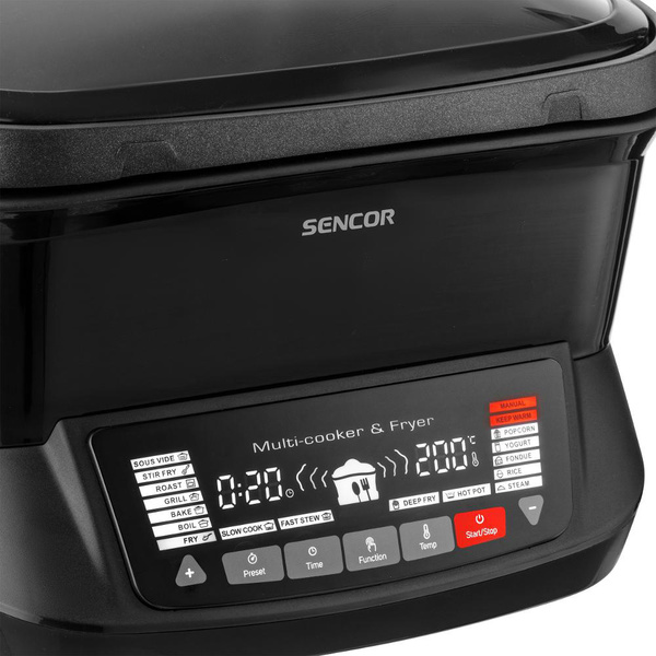 Πολυλειτουργική φριτέζα Sencor SFR 9300BK Μαύρο 4,8lt 1800W 