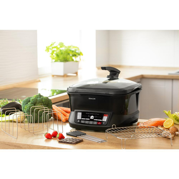 Πολυλειτουργική φριτέζα Sencor SFR 9300BK Μαύρο 4,8lt 1800W 