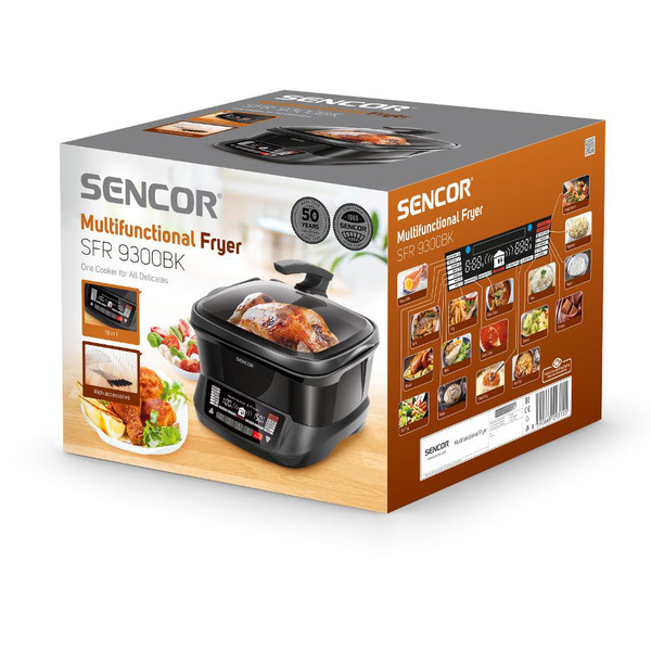 Πολυλειτουργική φριτέζα Sencor SFR 9300BK Μαύρο 4,8lt 1800W 