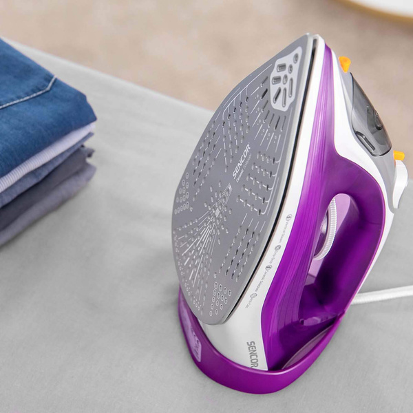 Σίδερο ατμού Sencor SSI 5800VT Λευκό / Μωβ Ceramic 2400W 