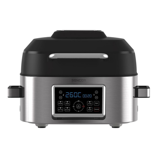 Vita Φριτέζα - Ψηστιέρα πολλαπλών λειτουργιών Sencor SBG 8900SS Inox / Μαύρο 6lt 1660W 