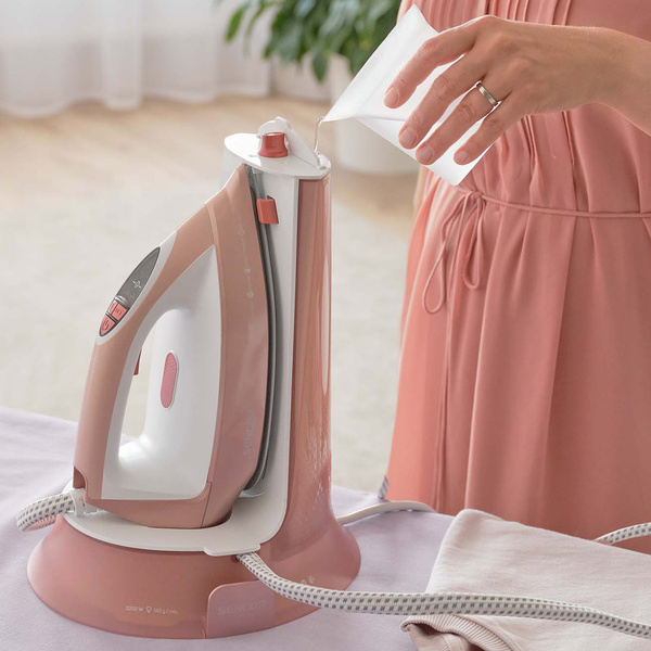 Σύστημα σιδερώματος Sencor SSI 0910RS Λευκό / Ροζ 5,5 bar 1,3lt 3200W 